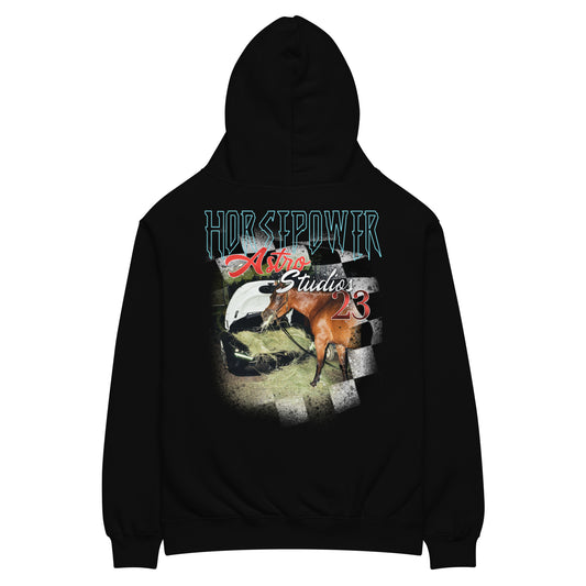 HOODIE ‘HORSEPOWER’ BLACK