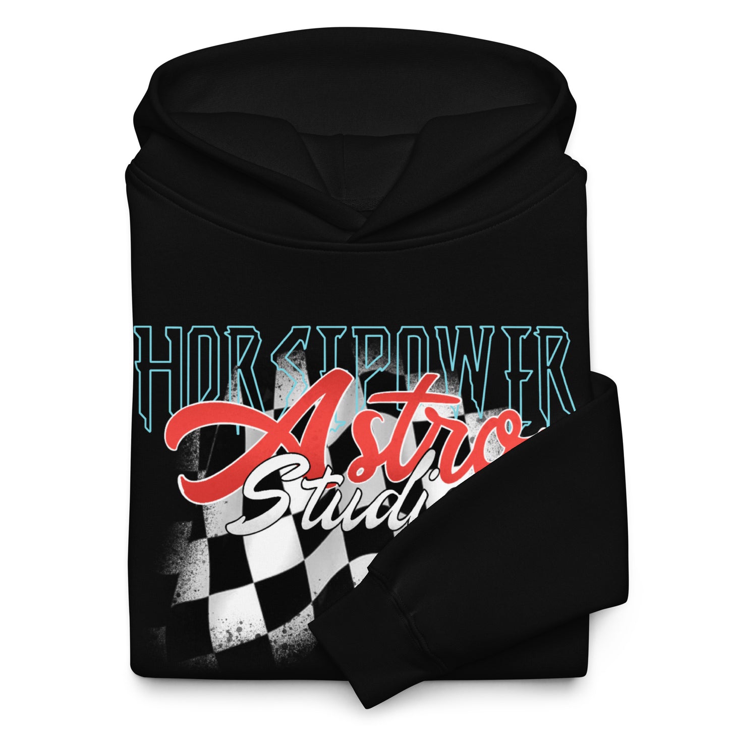 HOODIE ‘HORSEPOWER’ BLACK